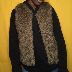 Women’s Brown Fur Vest